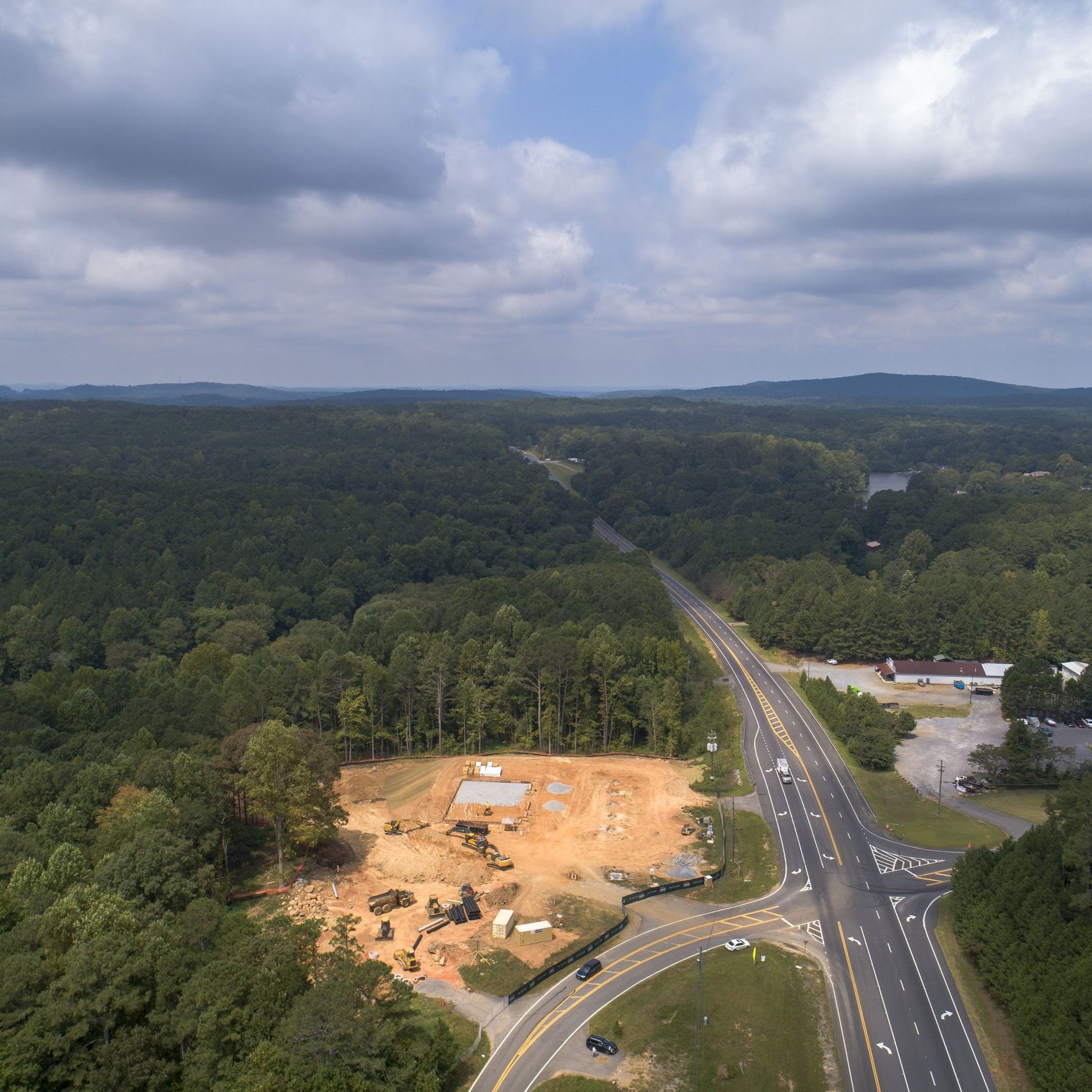 Aerial site photo
